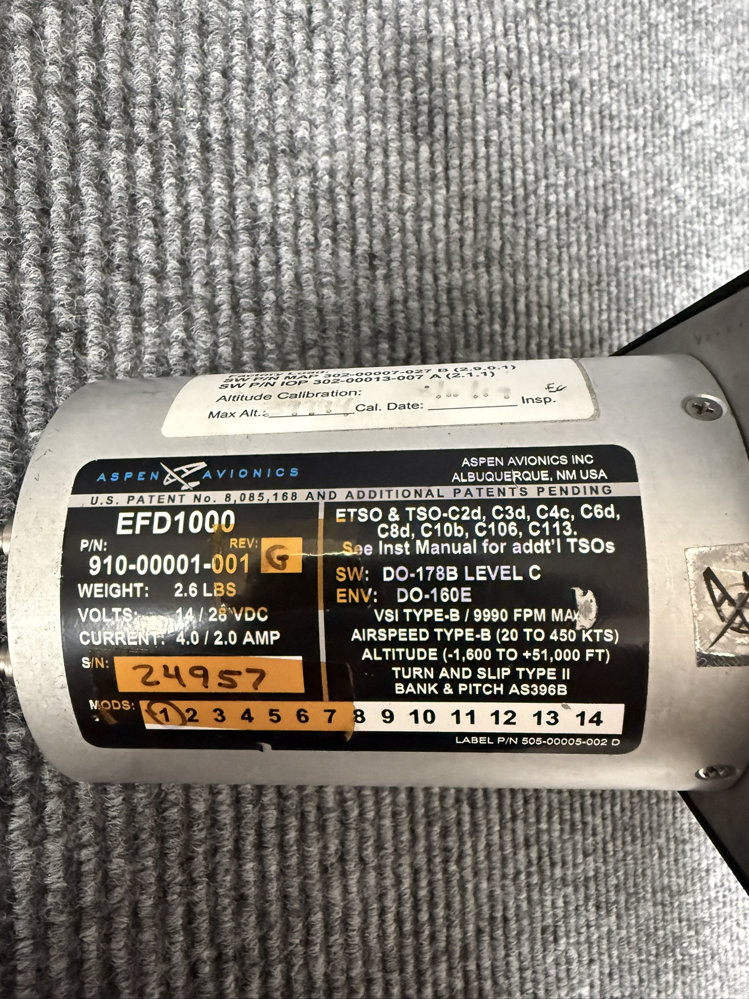 910-00001-001 EFD1000 Aspen Avionics - Image 6