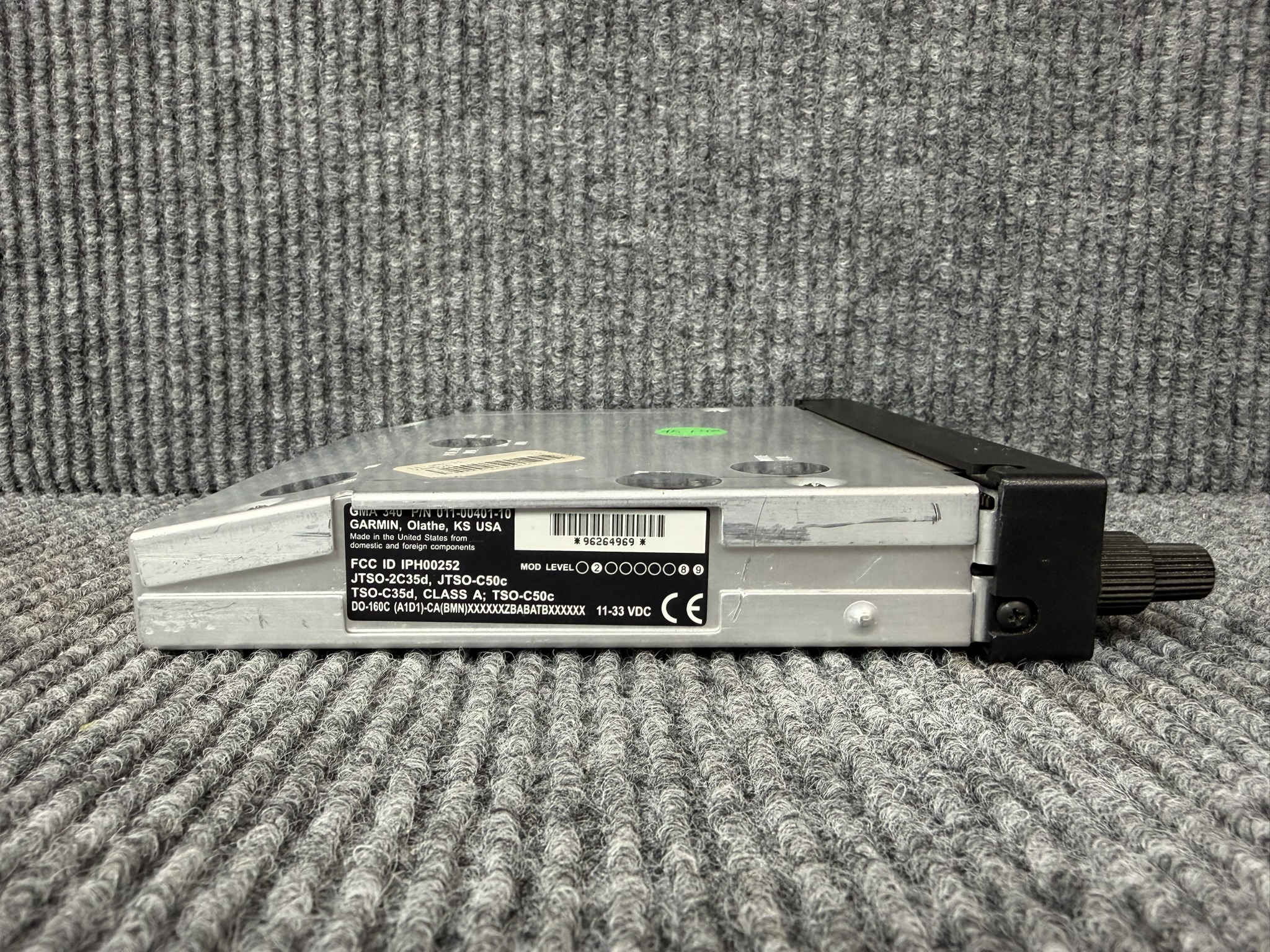 011-00401-10 GMA 340 Garmin Audio Panel, Marker Beacon Receiver, and Stereo Intercom - Image 2