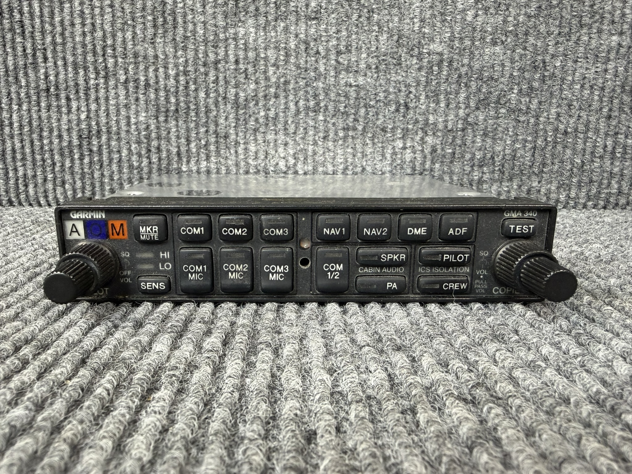 011-00401-10 GMA 340 GARMIN Audio Panel, Marker Beacon Receiver, and Stereo Intercom