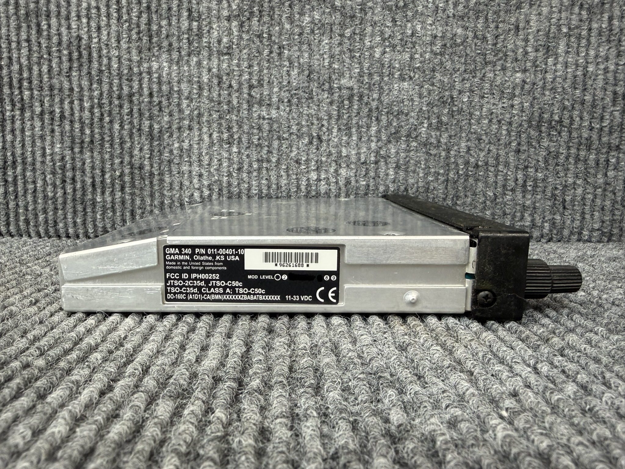 011-00401-10 GMA 340 GARMIN Audio Panel, Marker Beacon Receiver, and Stereo Intercom - Image 4