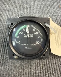 IU028-202-4 (Alt: 96-384056-1) Edo-Aire Dual Manifold Pressure Indicator ***MAKE OFFER***